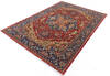 Chobi Red Hand Knotted 71 X 100 Area Rug 700-146088 Thumb 2