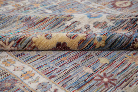 Chobi Grey Hand Knotted 59 X 80 Area Rug 700-146096 Image 4