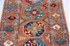 Chobi Orange Runner Hand Knotted 28 X 100  Area Rug 700-146097 Thumb 3