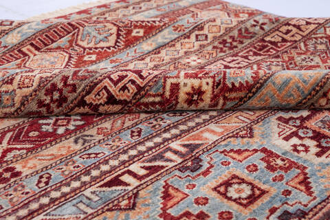 Chobi Red Hand Knotted 66 X 99 Area Rug 700-146098 Image 5