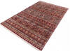 Chobi Red Hand Knotted 66 X 99 Area Rug 700-146098 Thumb 2