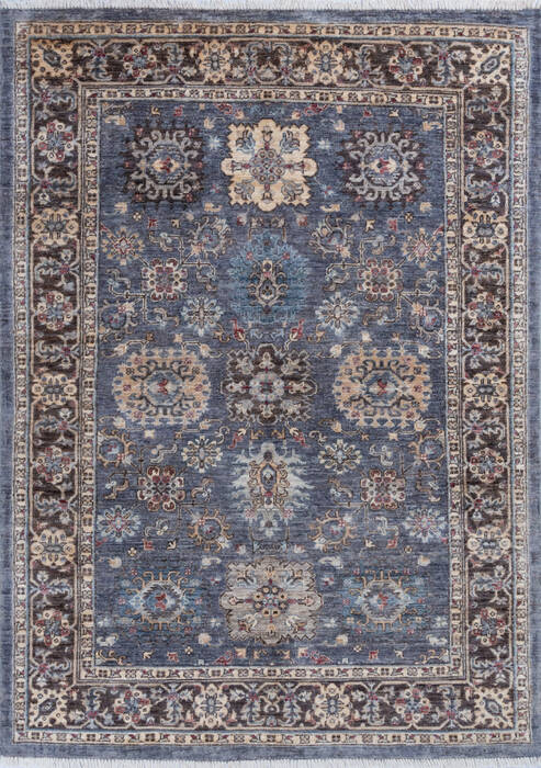 Chobi Grey Hand Knotted 50 X 70 Area Rug 700-146099 Image 0