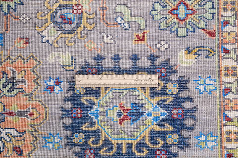 Chobi Grey Hand Knotted 50 X 68 Area Rug 700-146100 Image 7