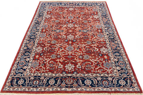 Chobi Red Hand Knotted 51 X 611 Area Rug 700-146101 Image 1