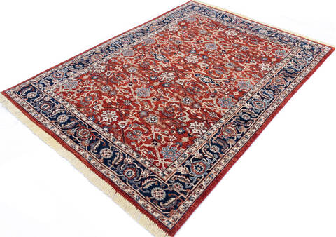 Chobi Red Hand Knotted 51 X 611 Area Rug 700-146101 Image 2