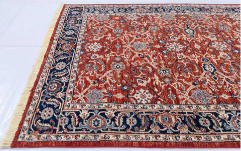 Chobi Red Hand Knotted 51 X 611 Area Rug 700-146101 Image 5