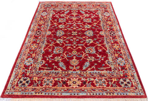 Chobi Red Hand Knotted 50 X 68 Area Rug 700-146102 Image 1