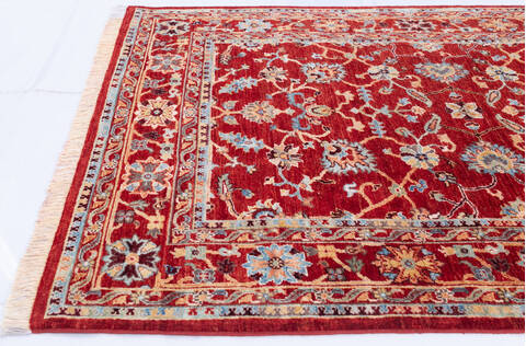 Chobi Red Hand Knotted 50 X 68 Area Rug 700-146102 Image 5