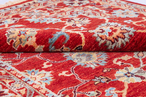Chobi Red Hand Knotted 50 X 68 Area Rug 700-146102 Image 6