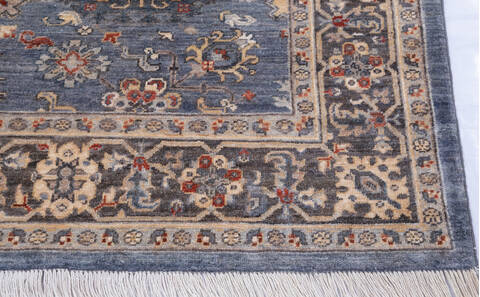 Chobi Grey Hand Knotted 57 X 80 Area Rug 700-146106 Image 4