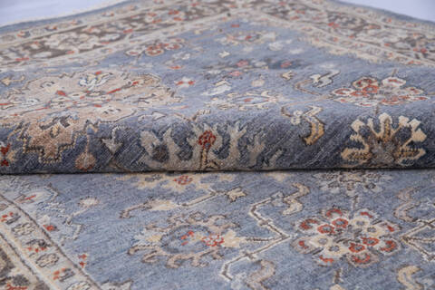 Chobi Grey Hand Knotted 57 X 80 Area Rug 700-146106 Image 5