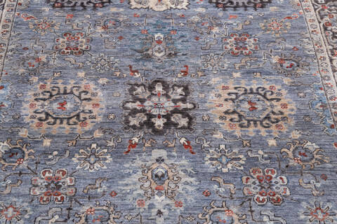 Chobi Grey Hand Knotted 56 X 80 Area Rug 700-146107 Image 3
