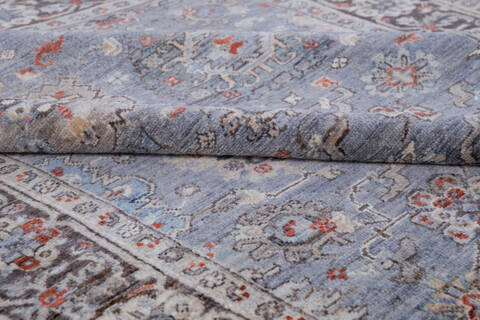 Chobi Grey Hand Knotted 56 X 80 Area Rug 700-146107 Image 5