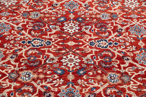 Chobi Red Hand Knotted 57 X 711 Area Rug 700-146108 Image 3