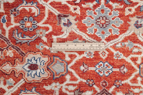 Chobi Red Hand Knotted 57 X 711 Area Rug 700-146108 Image 7