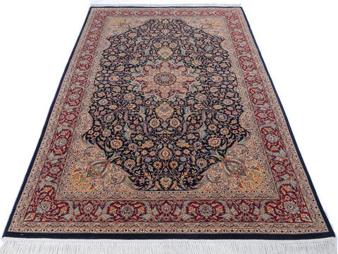 Pak-Persian Blue Hand Knotted 47 X 73 Area Rug 700-146109 Image 1