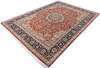 Pak-Persian Orange Hand Knotted 811 X 123  Area Rug 700-146112 Thumb 2