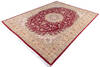 Pak-Persian Red Hand Knotted 92 X 121  Area Rug 700-146113 Thumb 2