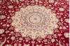 Pak-Persian Red Hand Knotted 92 X 121  Area Rug 700-146113 Thumb 3