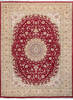 Pak-Persian Red Hand Knotted 92 X 121  Area Rug 700-146113 Thumb 0