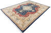 Pak-Persian Blue Hand Knotted 99 X 130  Area Rug 700-146116 Thumb 2