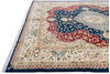 Pak-Persian Blue Hand Knotted 99 X 130  Area Rug 700-146116 Thumb 5