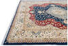 Pak-Persian Blue Hand Knotted 99 X 130 Area Rug 700-146116 Thumb 5