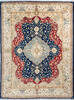 Pak-Persian Blue Hand Knotted 99 X 130  Area Rug 700-146116 Thumb 0