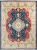 Pak-Persian Blue Hand Knotted 99 X 130 Area Rug 700-146116 Thumb 0