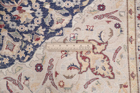 Pak-Persian Blue Hand Knotted 80 X 100  Area Rug 700-146117 Image 7