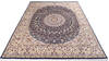 Pak-Persian Blue Hand Knotted 80 X 100 Area Rug 700-146117 Thumb 1