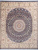 Pak-Persian Blue Hand Knotted 80 X 100  Area Rug 700-146117 Thumb 0