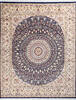 Pak-Persian Blue Hand Knotted 80 X 100 Area Rug 700-146117 Thumb 0