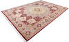 Pak-Persian Red Hand Knotted 101 X 141  Area Rug 700-146119 Thumb 2
