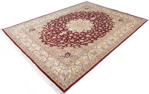 Pak-Persian Red Hand Knotted 90 X 125 Area Rug 700-146120 Image 2