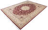 Pak-Persian Red Hand Knotted 90 X 125 Area Rug 700-146120 Thumb 2