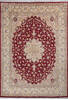 Pak-Persian Red Hand Knotted 90 X 125 Area Rug 700-146120 Thumb 0