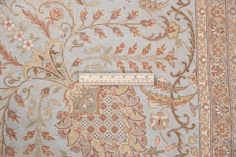 Pak-Persian Blue Hand Knotted 90 X 122 Area Rug 700-146121 Image 7