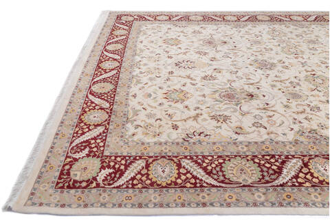 Pak-Persian Beige Hand Knotted 910 X 140 Area Rug 700-146122 Image 5