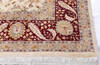 Pak-Persian Beige Hand Knotted 910 X 140  Area Rug 700-146122 Thumb 4