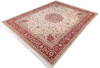 Pak-Persian Beige Hand Knotted 90 X 124 Area Rug 700-146123 Thumb 2