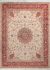 Pak-Persian Beige Hand Knotted 90 X 124  Area Rug 700-146123 Thumb 0