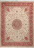 Pak-Persian Beige Hand Knotted 90 X 124 Area Rug 700-146123 Thumb 0