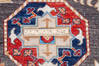 Chobi Grey Hand Knotted 81 X 100 Area Rug 700-146126 Thumb 7