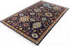 Chobi Black Hand Knotted 60 X 93  Area Rug 700-146129 Thumb 2