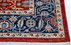 Chobi Red Hand Knotted 80 X 99 Area Rug 700-146130 Thumb 4