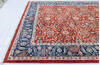Chobi Red Hand Knotted 80 X 99 Area Rug 700-146130 Thumb 5