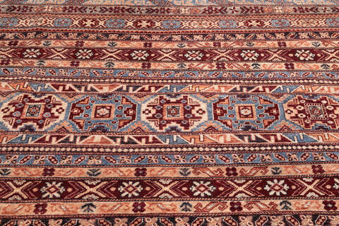 Chobi Red Hand Knotted 67 X 910 Area Rug 700-146131 Image 3