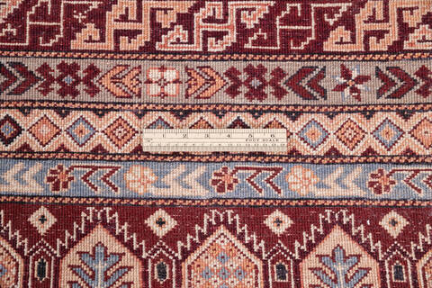 Chobi Red Hand Knotted 67 X 910 Area Rug 700-146131 Image 6
