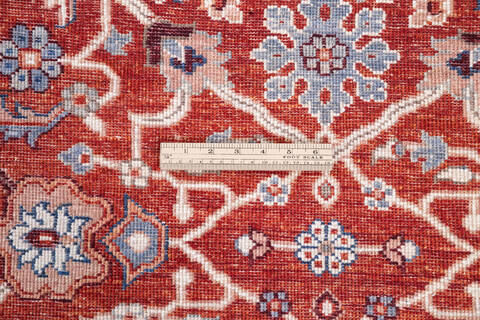 Chobi Red Hand Knotted 69 X 99 Area Rug 700-146132 Image 7
